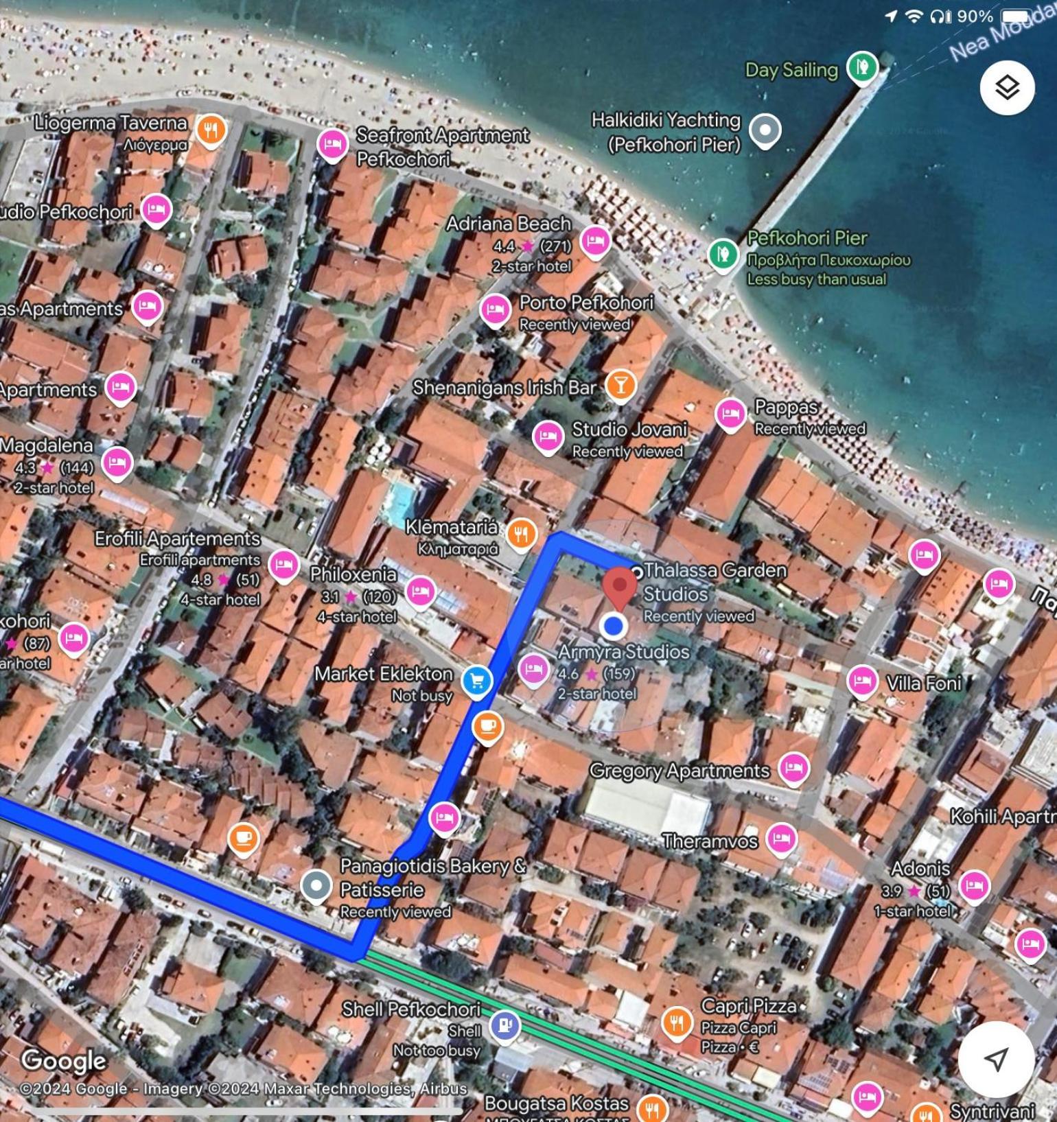 פפקוהורי Thalassa Garden Studios מראה חיצוני תמונה